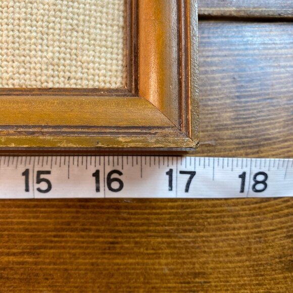 Wall Art Vintage Cornucopia Fruit Embroidery Art Needlepoint Horn of Plenty - Picture 5 of 6